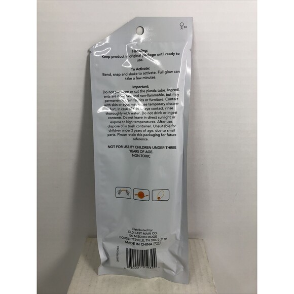 Glow Pumpkin Necklace Easy to Activate Glows for Hours - Picture 7 of 7